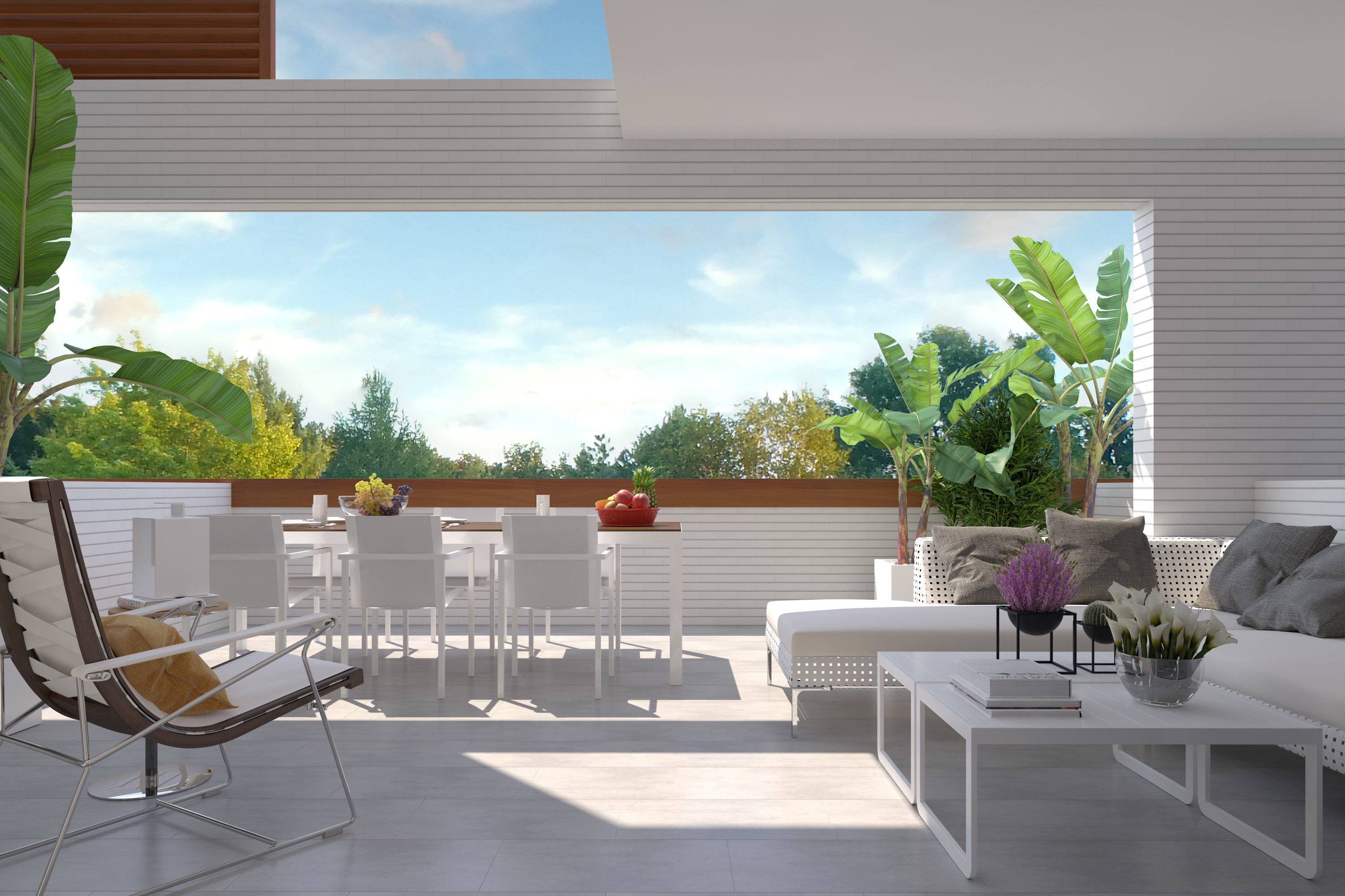 Terraza del Residencial Terra